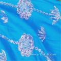 Top Material Dyed Plain Blue Rayon Embroidery Fabrics